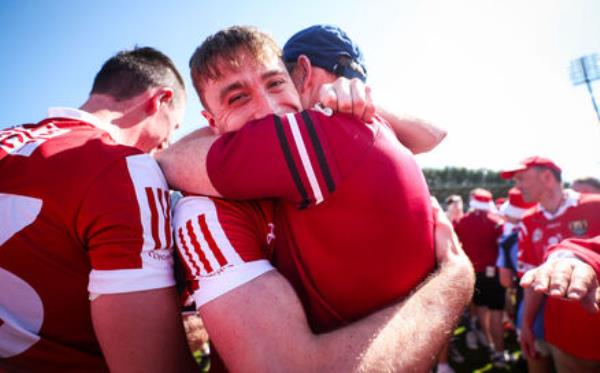 Cork's Sean Meehan celebrates after the game. Pic: INPHO/Nick Elliott